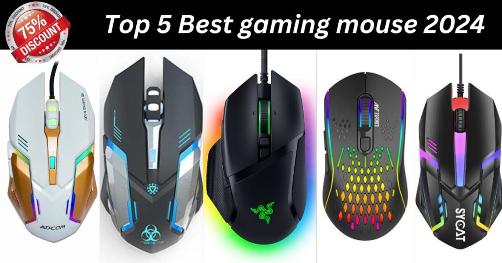 Top 5 Best gaming mouse 2024